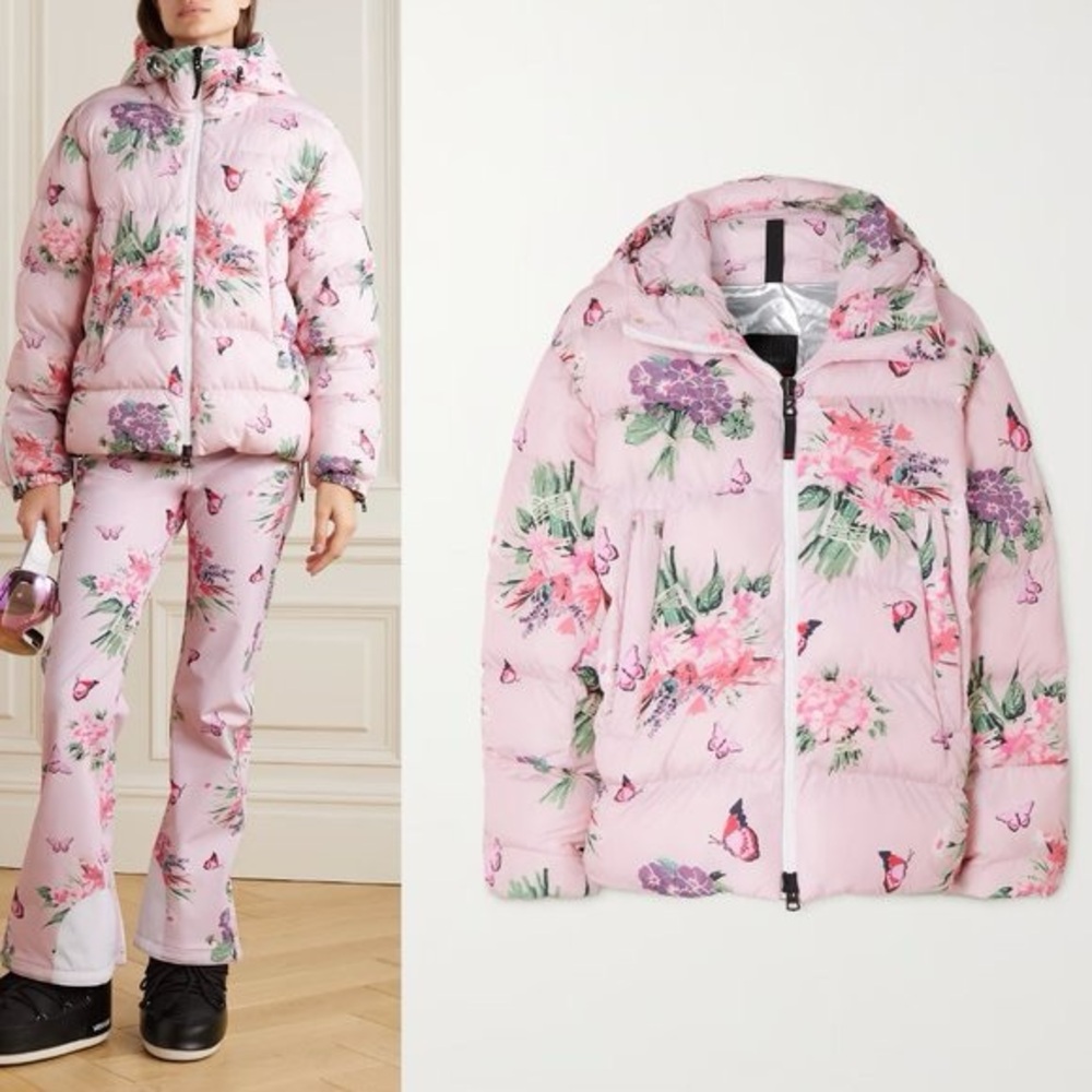 LoveShackFancy x BOGNER FIRE+ICE Raissa floral-print snowboard ski jacket